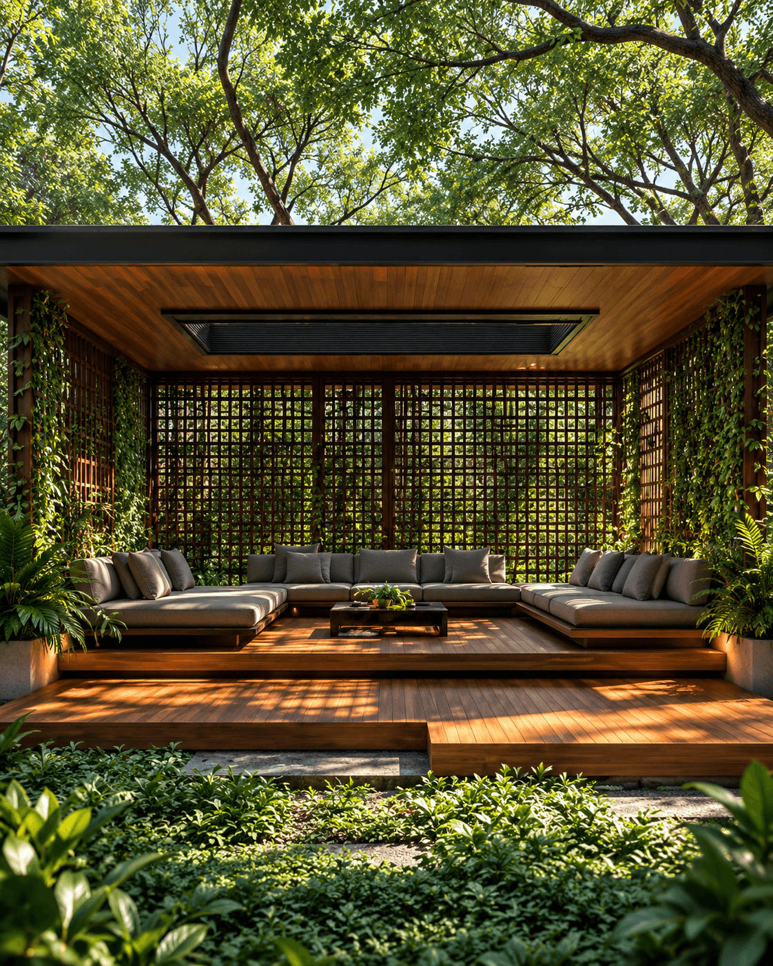 Biophilic Timber Pavilion
